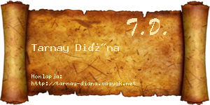 Tarnay Diána névjegykártya